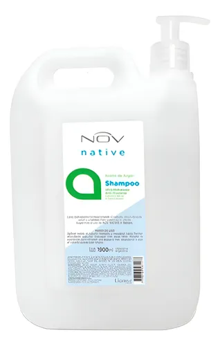 Shampoo Nov Native Aceite De Argán Ultra Hidratante 1900 Ml.