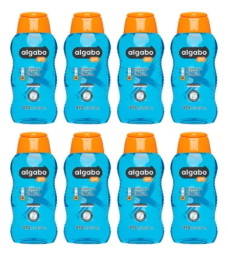 Pack Fijador En Gel Algabo Extra Fuerte 475 Gr
