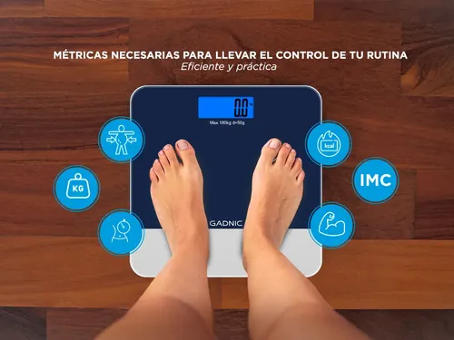 Balanza De Baño Digital Corporal Gadnic G02