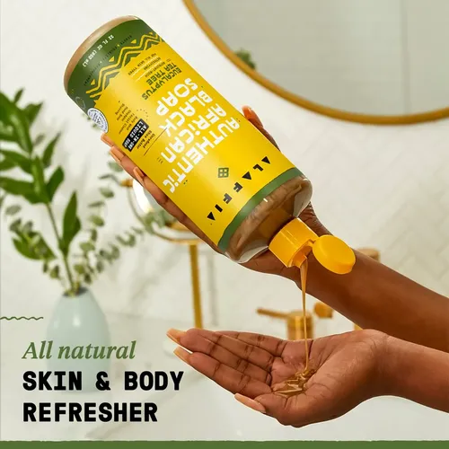 Cuidado De La Piel Alaffia Jabón Negro Africano 946ml Con M