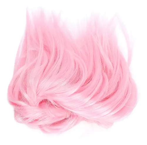 Peluca De Pelo Tousled Updo Messy Bun Ajustable, Elástica Na