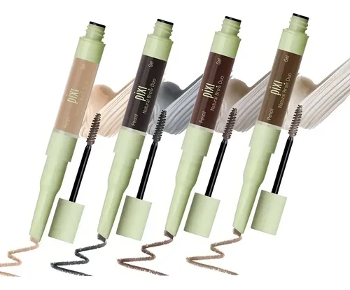 Lápiz y Gel Para Cejas Pixi Natural Brow Duo, Natural Blonde