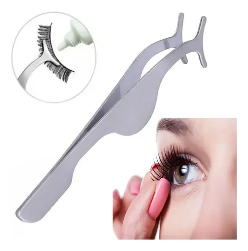 Set X2 Pinza Para Pestañas Extensión Postizas Realza Mirada