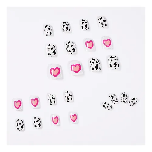 Uñas Con Estampado De Vaca
