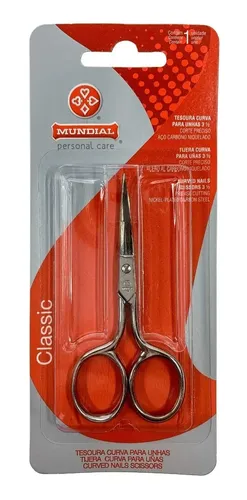 Tijera Corta Uñas Punta Curva Mundial W427