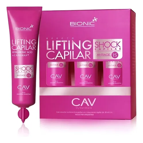 Lifting Capilar Bionic Cav 6 Ampollas X 30 Ml