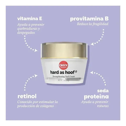 Crema Fortalecedora De Uñas Onyx Professional Hard As Hoof 3