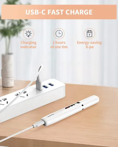 Depiladora Eléctrica Cejas Recargable Con Luz Led