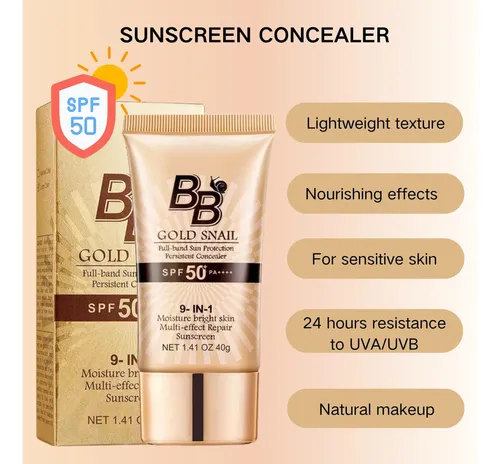 Zbmcyhcxh Bb Cream Spf 50 Cobertura Total 01 Natural