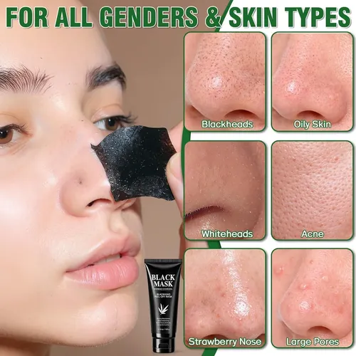 Mascarilla Peel-off Carbón Para Puntos Negros Con Cepillo