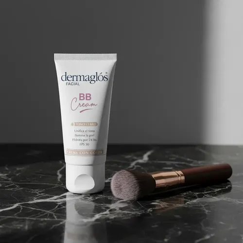 Dermaglos Bb Cream Facial Con Color Tono Claro Fps30 50 G