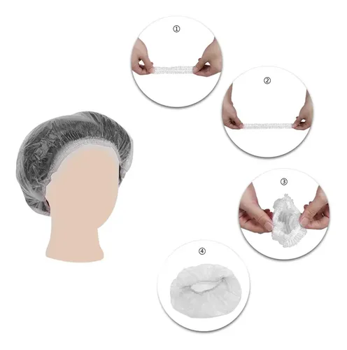 10 Gorros De Baño Portátiles De Un Solo Uso