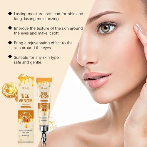 Crema Contorno De Ojos Bee Venom Hoygi 20g Todo Tipo De Piel Día/noche