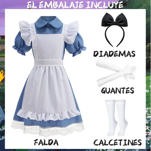 Disfraz Alicia En El País De Las Maravillas Con Accesorios