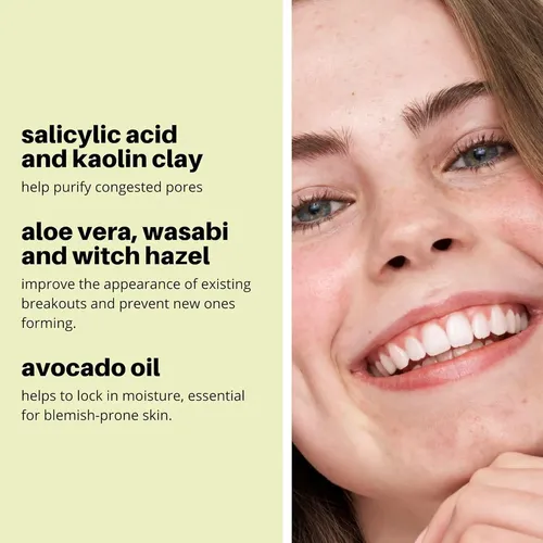 Mascarilla De Arcilla Wasabi Nip+fab Teen Skin Fix 75 Ml