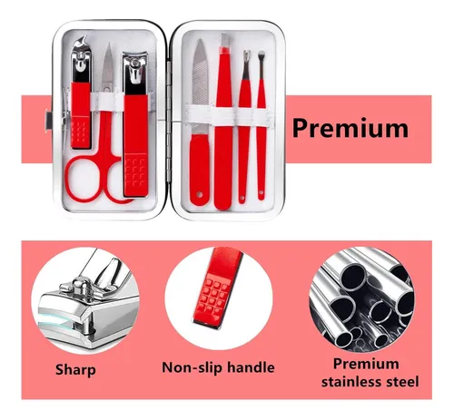 Manicure Set Nail Clipper Set Mujeres Hombres De Acero Toe