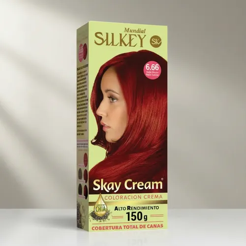 Kit Skay Cream Silkey Coloracion Alto Rendimiento X150
