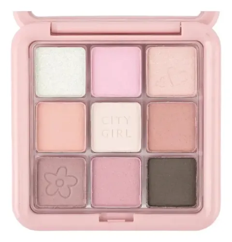 Paleta De Sombras Para Ojos City Girl Daisy Dreams X1uni Mystic Pink