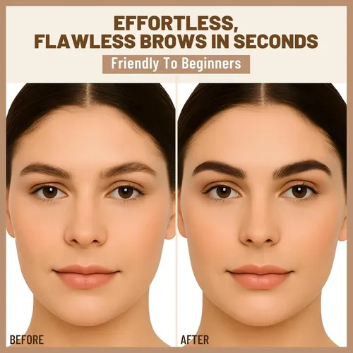 Kit De Cejas Ucanbe 25pcs Con Plantillas Reutilizables Y