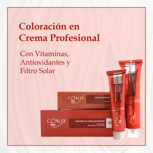 Tintura Coalix Pro Coloración Crema 120 Gr X 20 Unidades