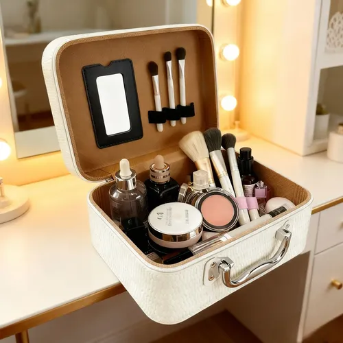 Portacosméticos X3 Organizador Mujer Maletín Maquillaje