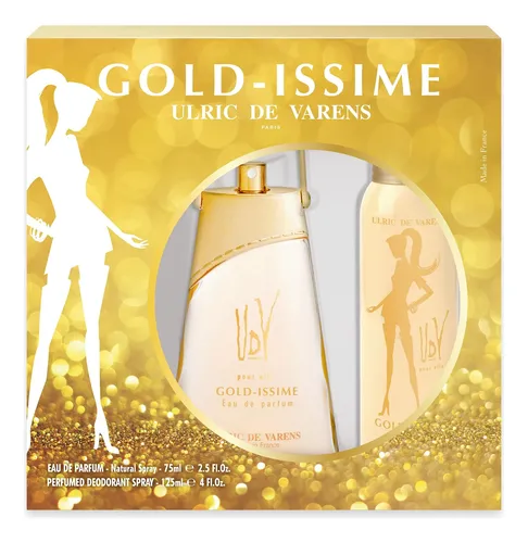 Udv Gold Issime De Ulric De Varens Para Mujer. Set De Agua D
