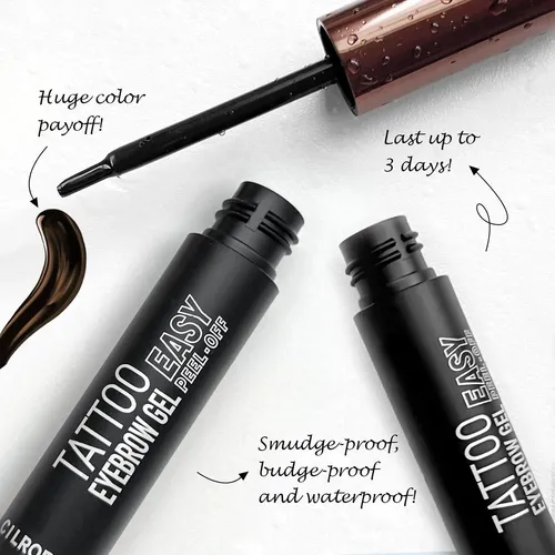 Gel Tatuaje Para Cejas Cilrofelr Dark Brown 2 Pack