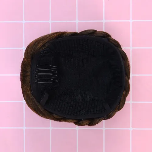 Peluca De Fibra Sintética Para Extensión De Cabello Con Pinz