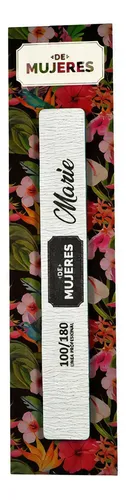 Lima Profesional Escofina Plana 100/180 Marie Demujeres Uñas