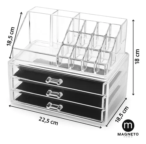 Organizador Maquillaje 3 Cajones Cosméticos