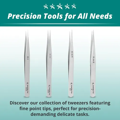 Pinza Acero Inoxidable Precisa Para Depilar Y Modelar Cejas