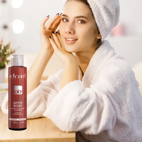 Idraet Alpine Roses Gel Limpiador Microexfoliante 100g