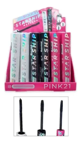 Mascara Rimel Pestañas Negro Starship Pink21 Alarga Volumen