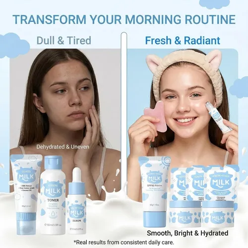 Conjunto De Cuidado Con Leche Para Niños 14 Pcs Guasha