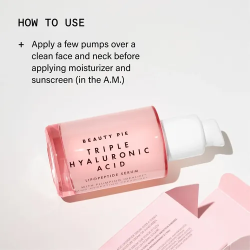 Triple Hyaluronic Acid & Lipopeptide Serum | Plumping &