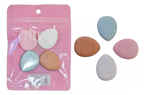 4u Mini Esponja Puff Para Dedos Corrector Base Maquillaje