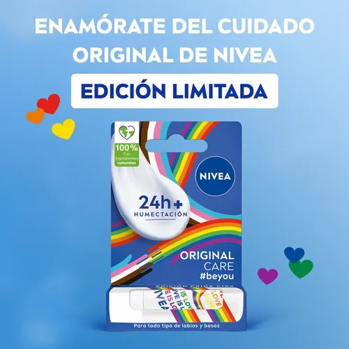 Bálsamo Labial Nivea Edición Limitada Pride Kiss X 4,8 Gr