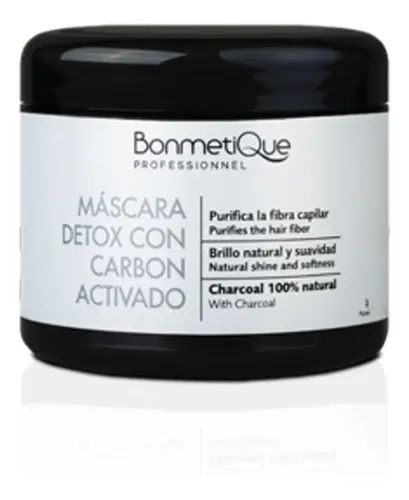 Máscara Detox Con Carbon Activado 300ml Bonmetique