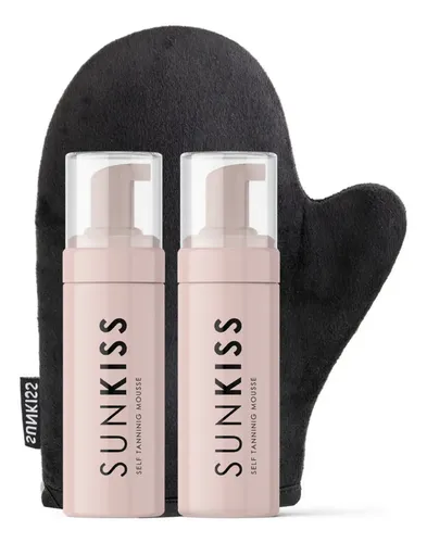 Combo: 2 Mousse Autobronceantes Sunkiss + 1 Guante Aplicador