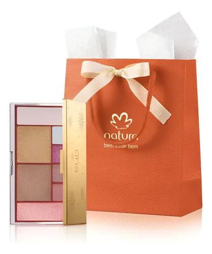 Paleta De Sombras De Ojos Multifuncional De 8 Colores Natura