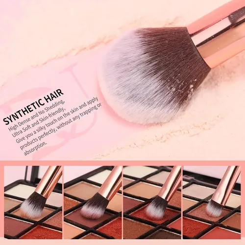 Ducare Set De Brochas De Maquillaje Profesional 27pcs…