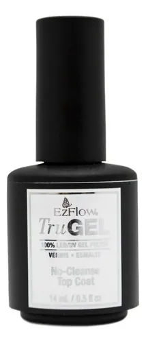 Ezflow Trugel Top Coat No Cleanse Semipermanente Gel X 14ml Color Transparente