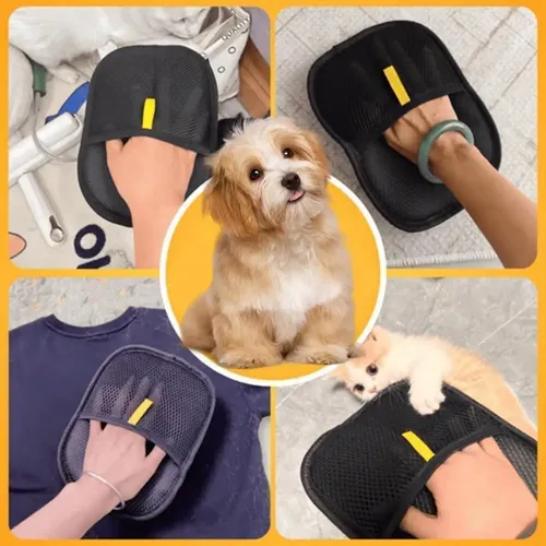 4 Guantes Quita Pelos Para Mascotas