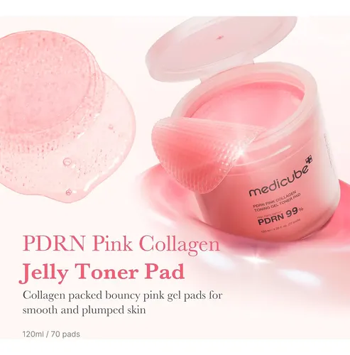 Medicube Pdrn Pink Collagen Jelly Pad Facial 70un Coreano