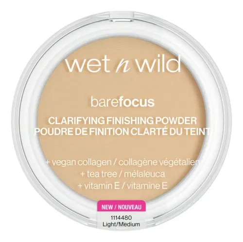 Wet N Wild Bare Focus – Polvo Compacto Clarificante | Mate Color 1114480