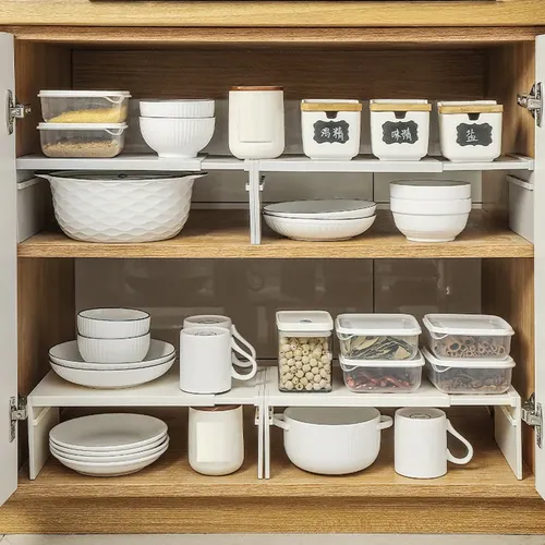 Organizador Retráctil Para Armarios De Cocina, Armario Que A As Shown