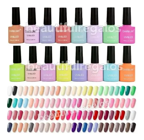 Esmalte Semipermanente Gel Color Top Coat Base Coat Primer
