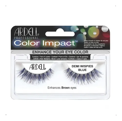Ardell Pestañas Postizas Tira Color Impact Demi Wispies Blue