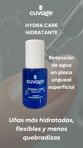 Fortalecedor De Uñas Con Acido Hialuronico Esmalte Cuvage Traslucido
