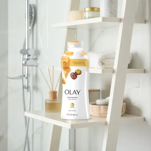 Gel De Baño Olay Ultra Moisture Con Manteca De Karité 650 Ml